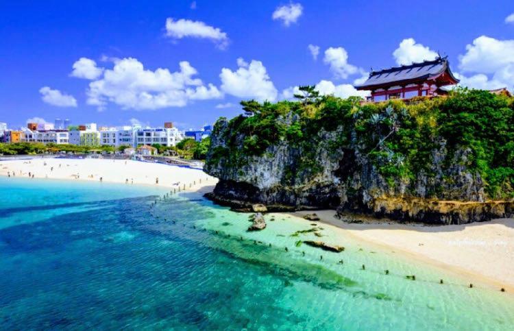 Hotel Gala Naha'S Only Sandy Beach Front All Rooms Oceanview Eksteriør billede